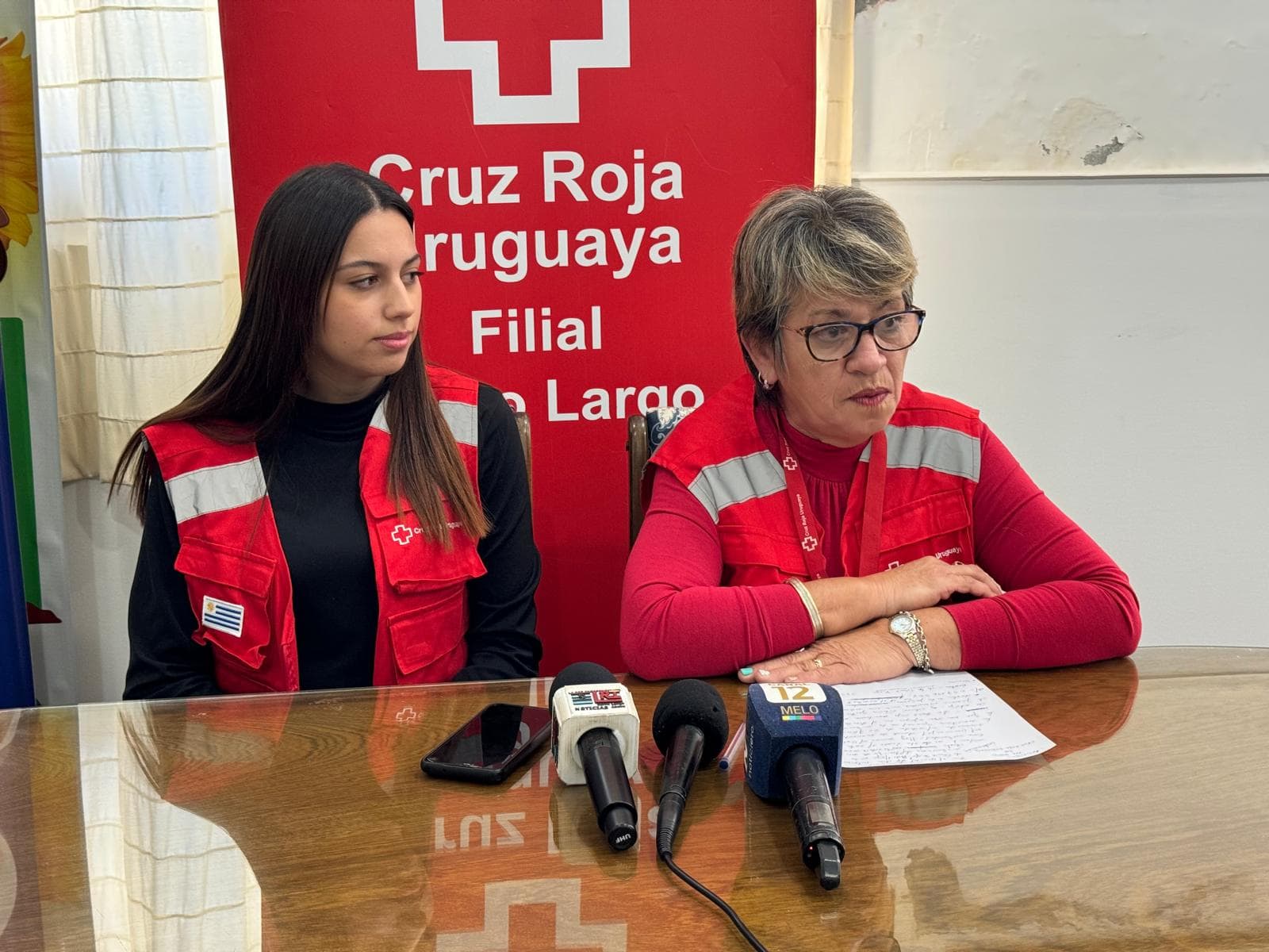 La filial Cerro Largo de Cruz Roja está recibiendo donaciones para ayudar a los evacuados y autoevacuados de nuestro departamento.