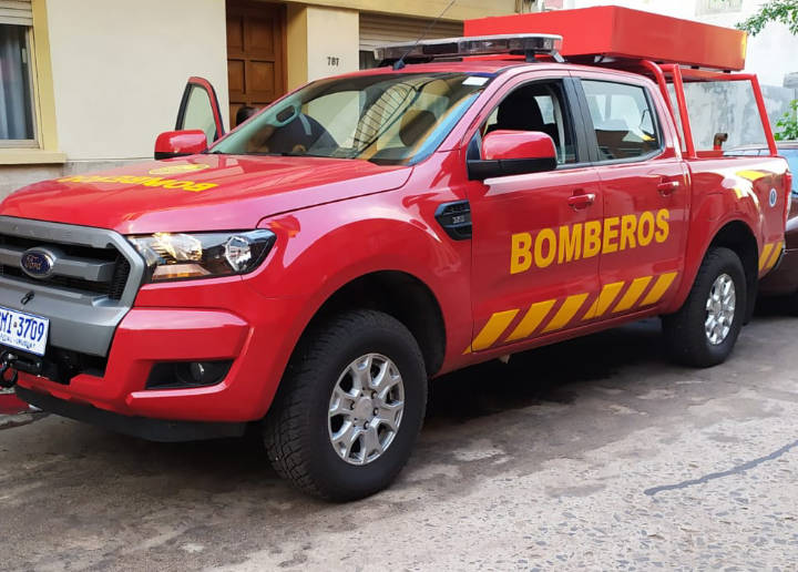 Bomberos debió intervenir en un principio de incendio registrado en una vivienda de zona norte de Melo