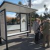 Quedó habilitada la nueva garita de la parada de ómnibus de Plaza Constitución