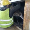 Ante el descenso de la temperatura y el encendido de las estufas, el servicio del deshollinador tiene alta demanda por estos días