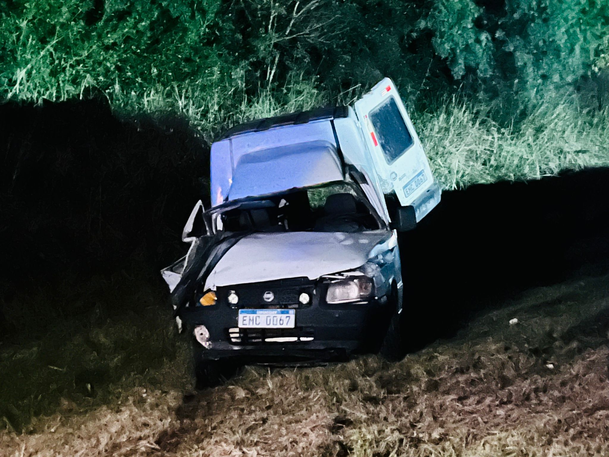 Un conductor alcoholizado resultó hospitalizado tras colisión en ruta 8