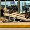 Un espectacular siniestro de tránsito ocurrió durante la pasada medianoche en Melo