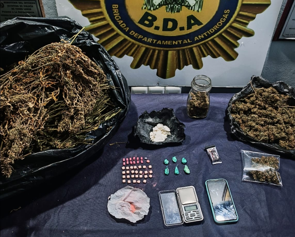 Marchó a la cárcel un hombre que vendía droga bajo la modalidad de delivery en Melo