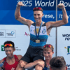 Historia pura en el mundial de remo: el uruguayo Felipe Klüver se quedó con la medalla de oro.