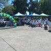 Argumentando la importancia de las segundas lenguas y las lenguas extranjeras en la educación pública, se realizó esta mañana un encuentro de escuelas departamentales en Plaza Constitución