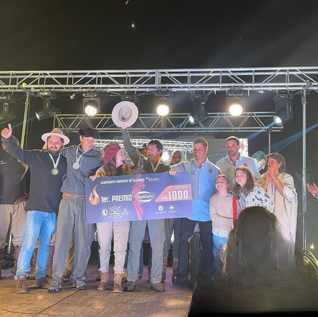 El equipo arachán “Los Molles” se adjudicó el campeonato nacional de asadores en Tacuarembó