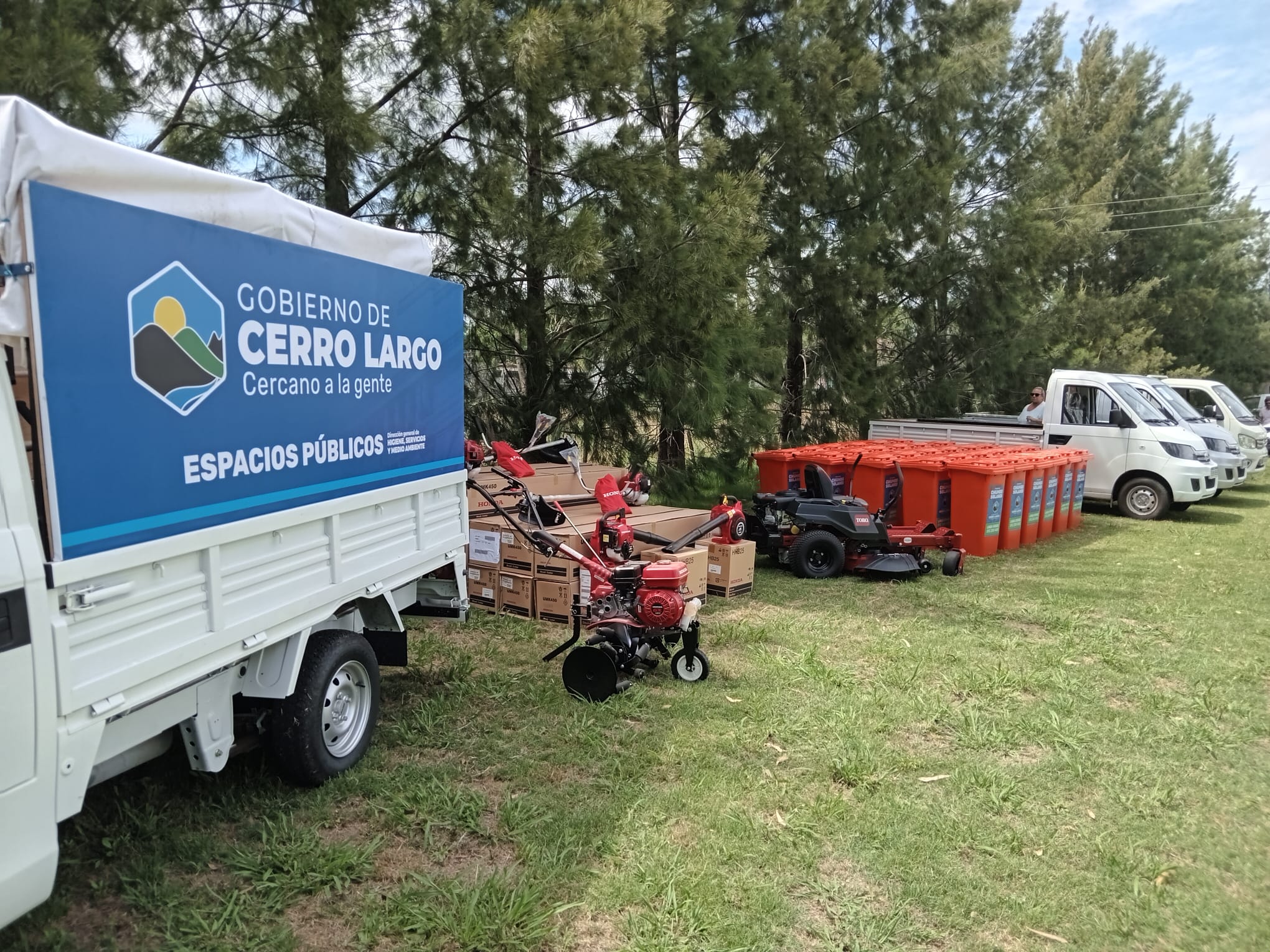 El intendente de Cerro Largo presupuestará la compra de maquinarias y vehículos por 305 millones de pesos en el quinquenio