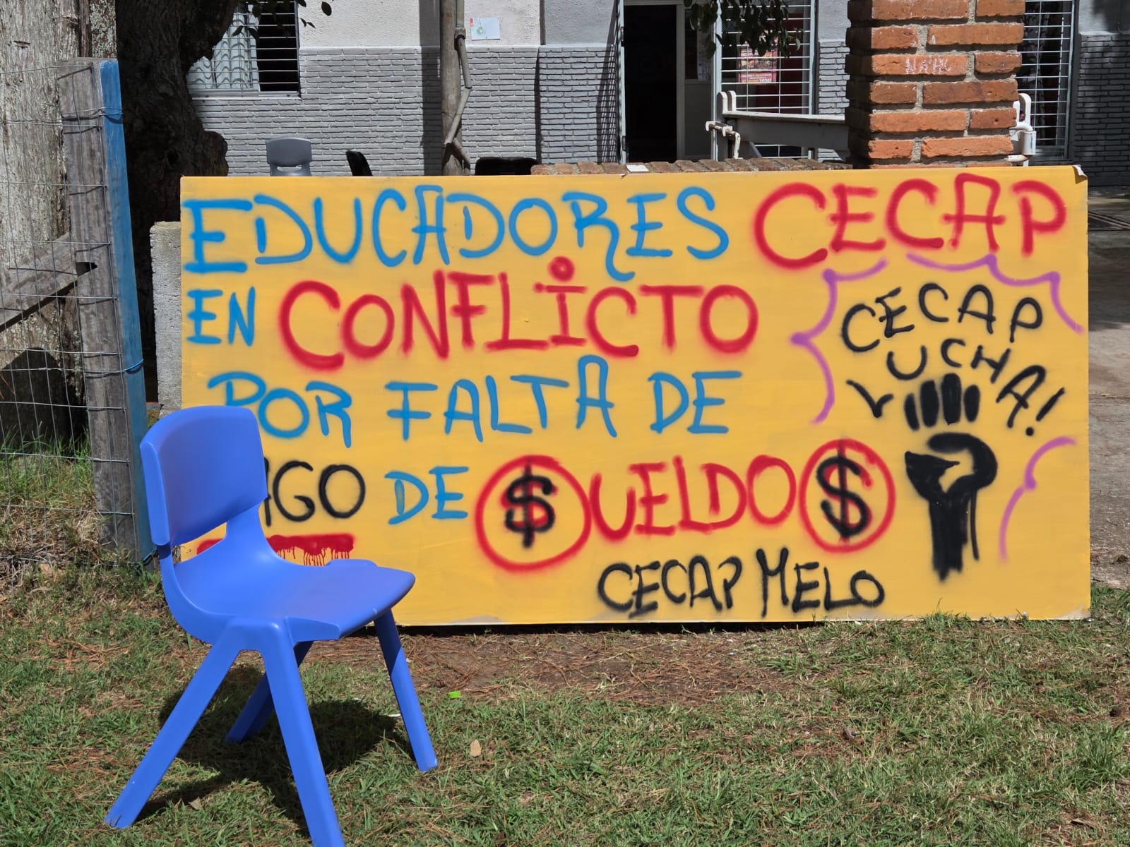 Trabajadores del CECAP reclaman por el impago de salarios