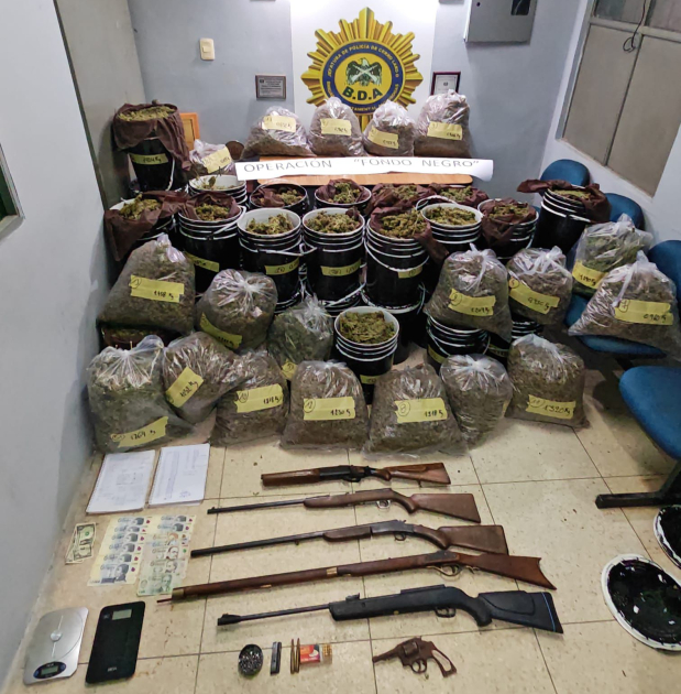 Certero operativo antidrogas de la Jefatura Departamental de Cerro Largo