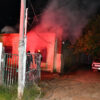 Pérdidas totales en una vivienda dejó un incendio esta madrugada en Melo