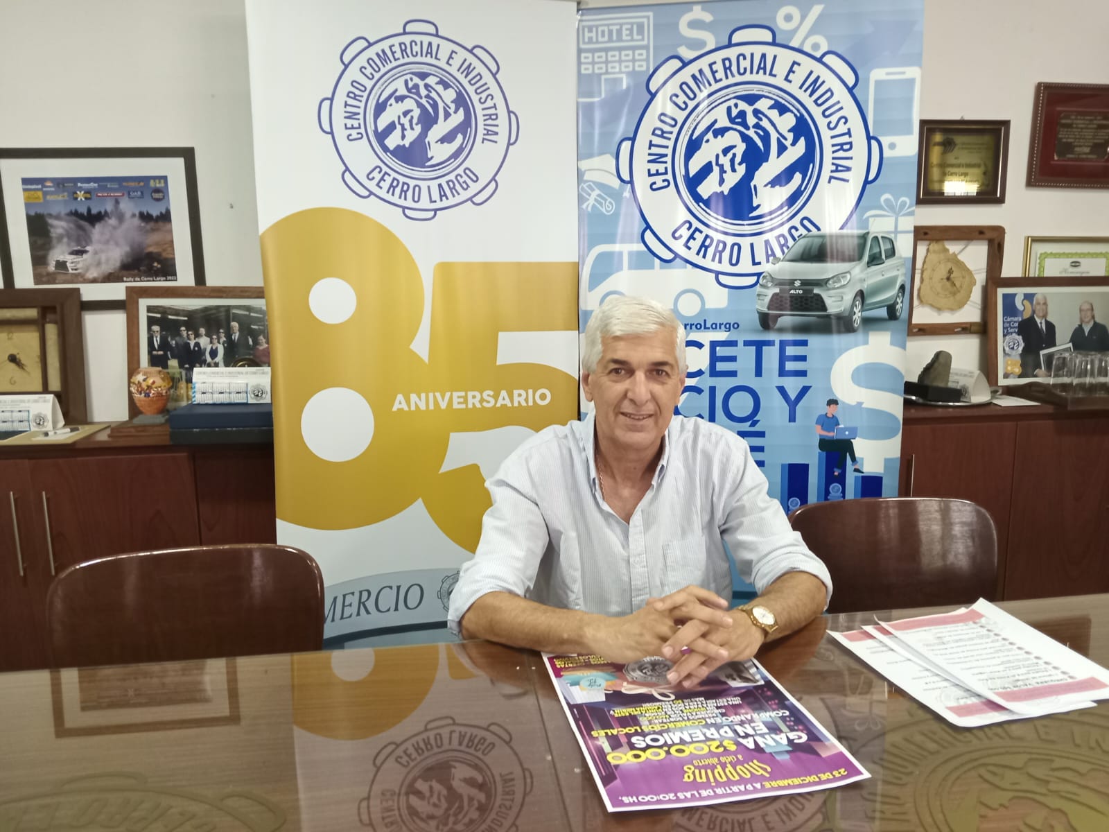 20 importantes premios sorteará el Centro Comercial e Industrial de Cerro Largo