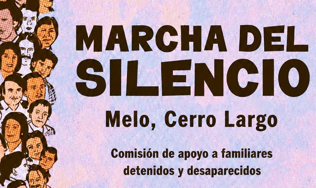 Por verdad, memoria y justicia nunca más desaparecidos: Por 12º año consecutivo Melo se suma a la Marcha del Silencio