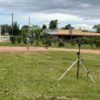 Técnicos del Ministerio de Obras Públicas trabajan en Lago Merín