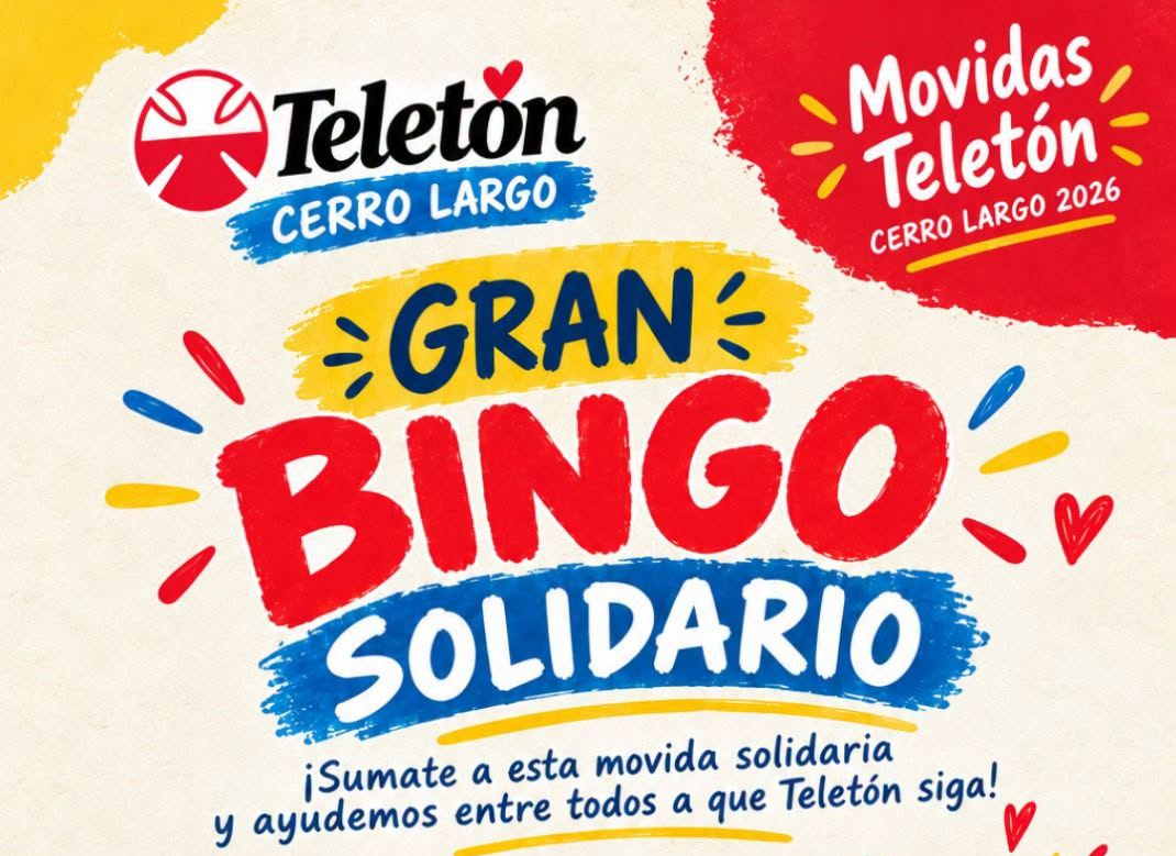 Se desarrolla en esta jornada el Bingo Solidario a beneficio de la Teletón