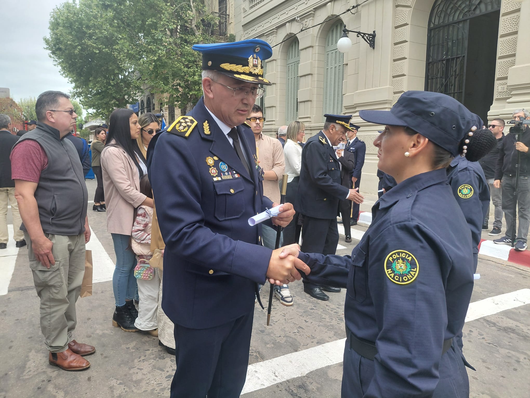 Un mensaje cargado de responsabilidad emitieron las autoridades del Ministerio del Interior en el acto de este viernes